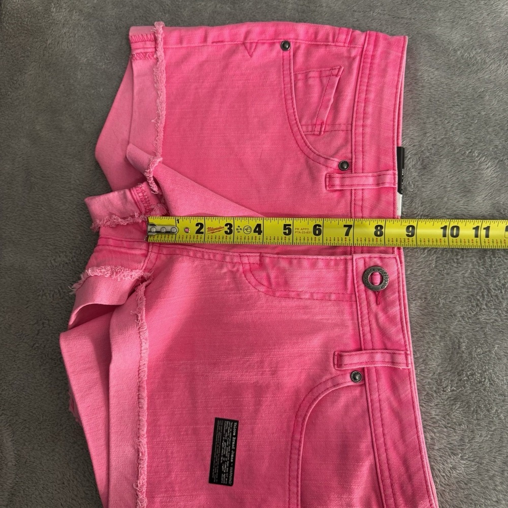 Volcom Women's Size 5 Sound Check Short Short Fit Raw Edge Cutoff Jean NWT - Picture 15 of 16